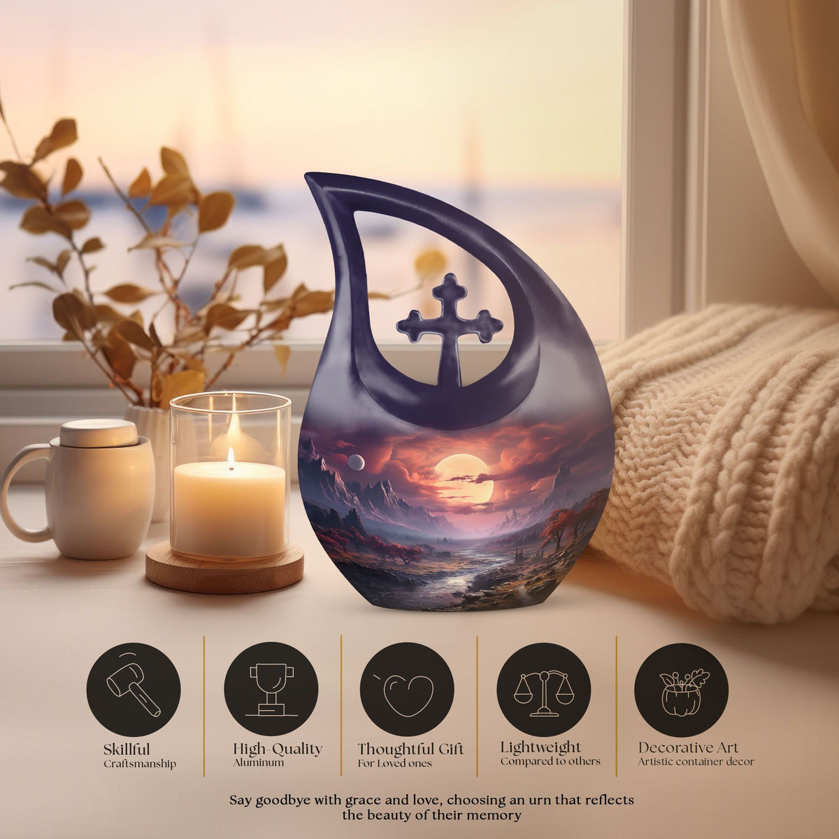 Moon Urns For Ashes - Urn Female Adult