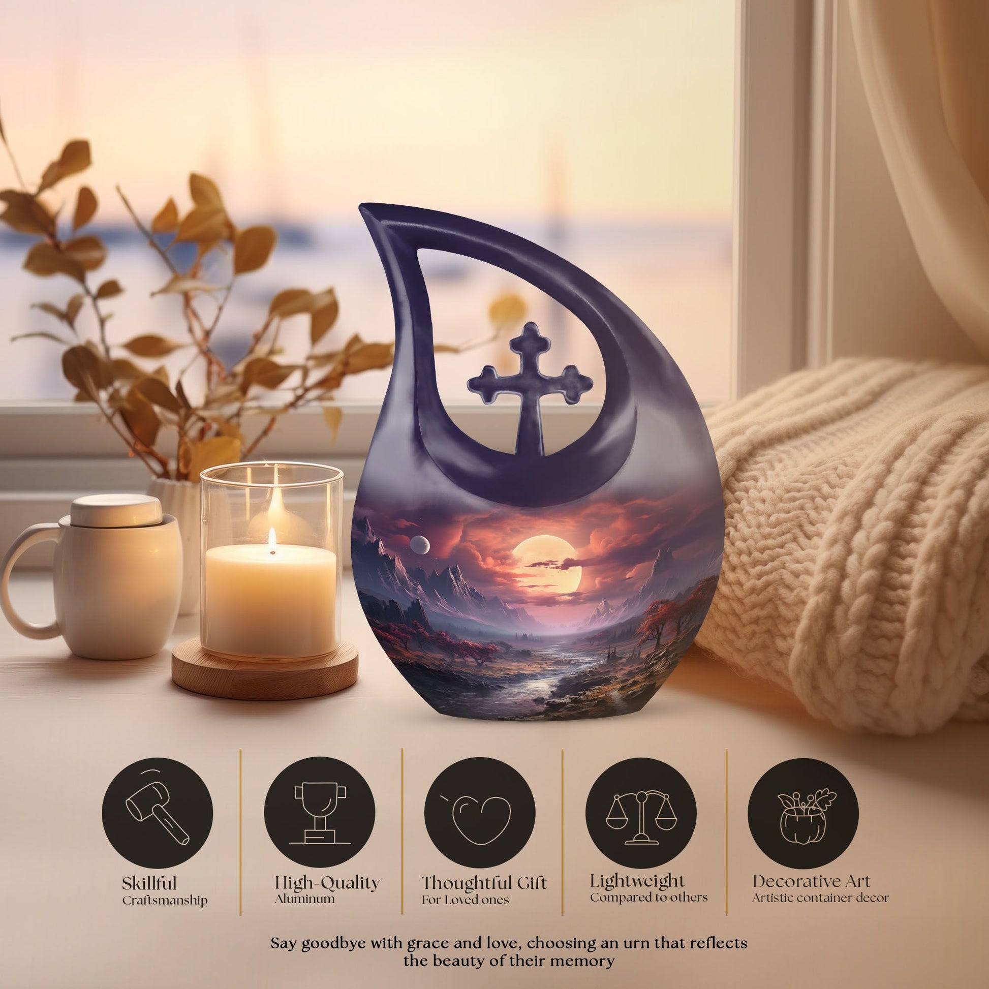 Moon Urns For Ashes - Urn Female Adult