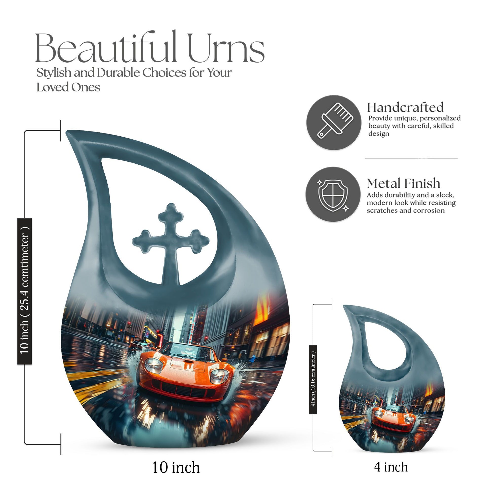 Car Urns For Ashes - Large Urns For Female & Male