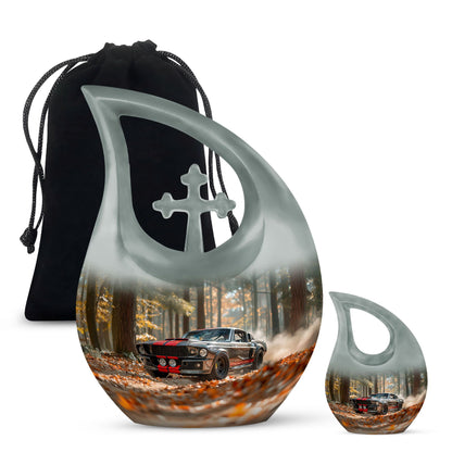 Car Memorial Urn - Cremation Urn For Dad Ashes