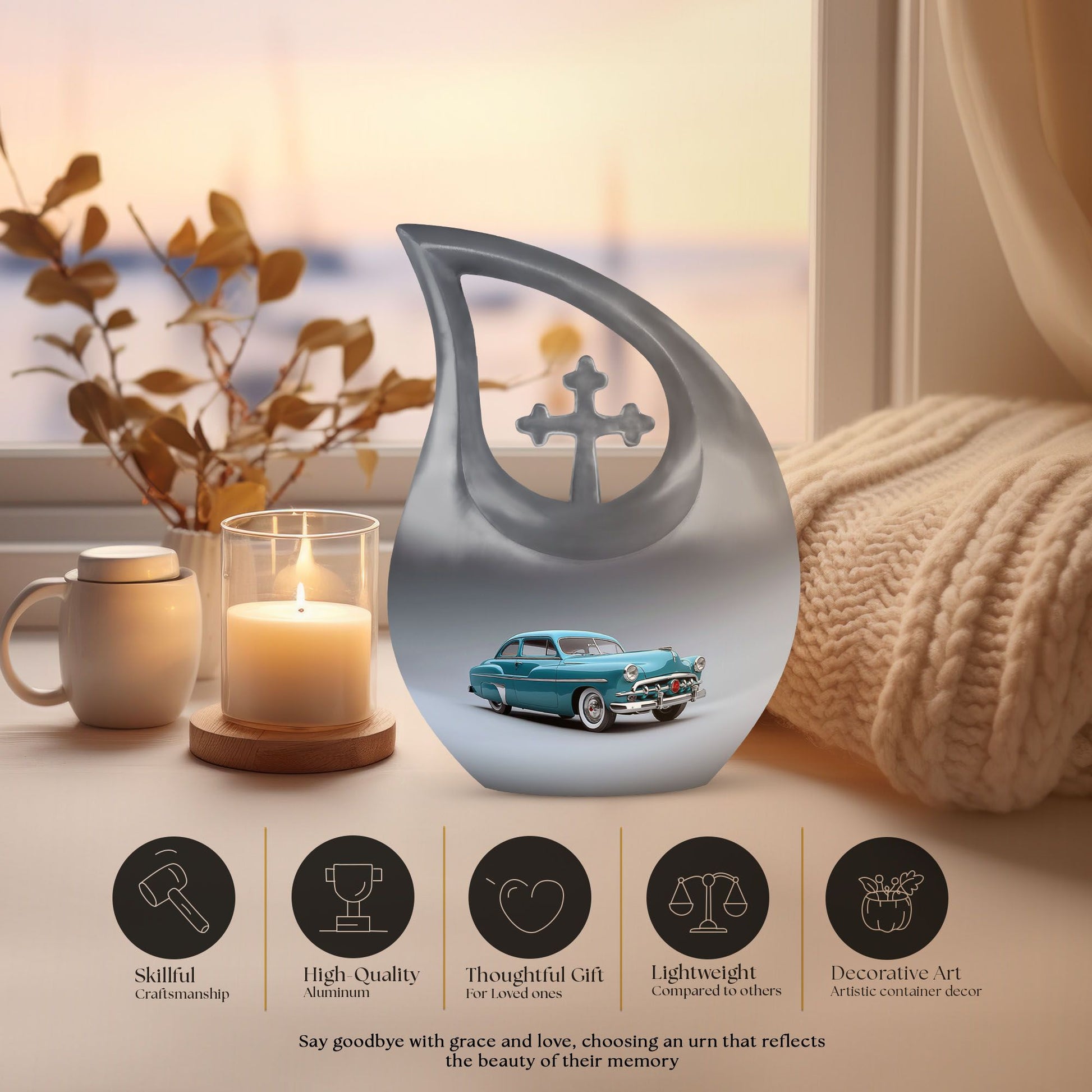 Car Urns For Ashes - Funeral Urns For Adult Ashes Women