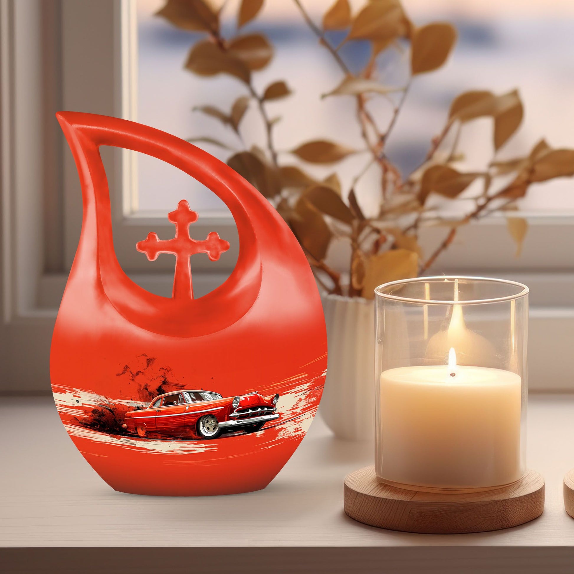 Car Urns For Ashes - Funeral Decor Urn - Memorial Urn