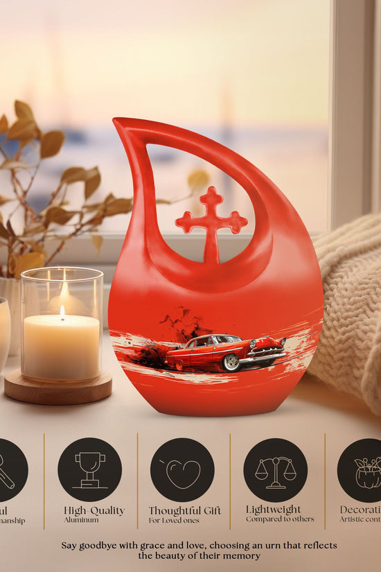 Car Urns For Ashes - Funeral Decor Urn - Memorial Urn