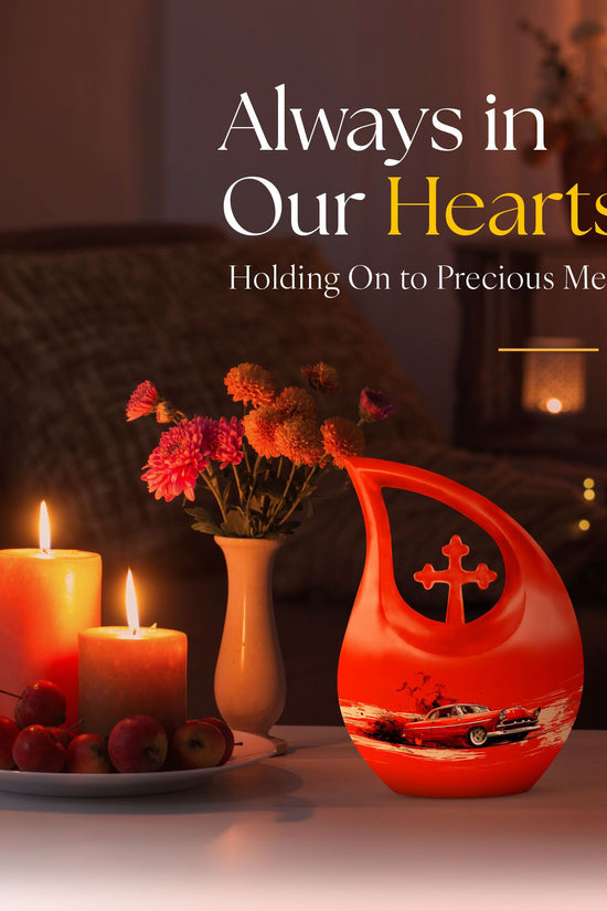 Car Urns For Ashes - Funeral Decor Urn - Memorial Urn