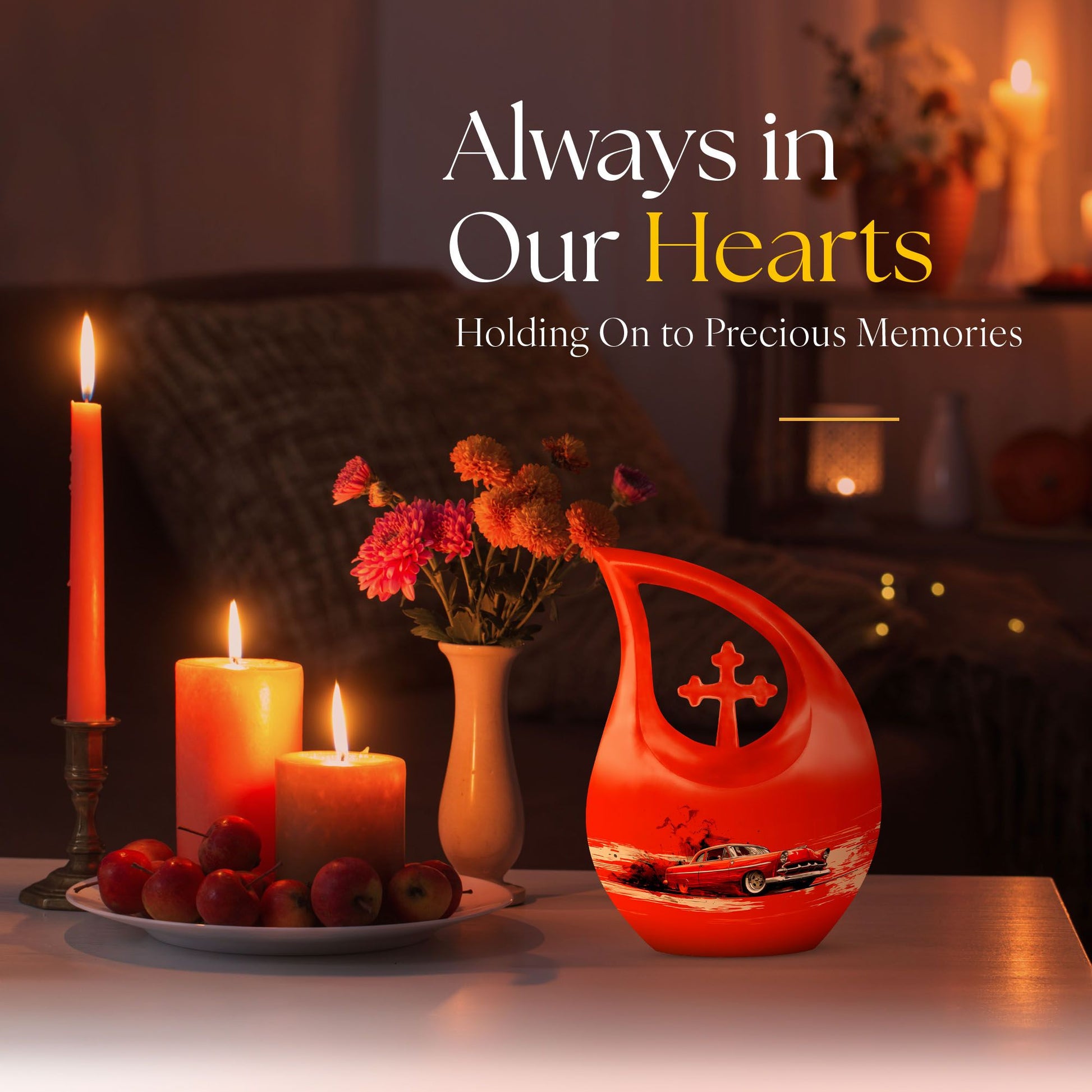 Car Urns For Ashes - Funeral Decor Urn - Memorial Urn