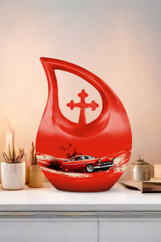Car Urns For Ashes - Funeral Decor Urn - Memorial Urn