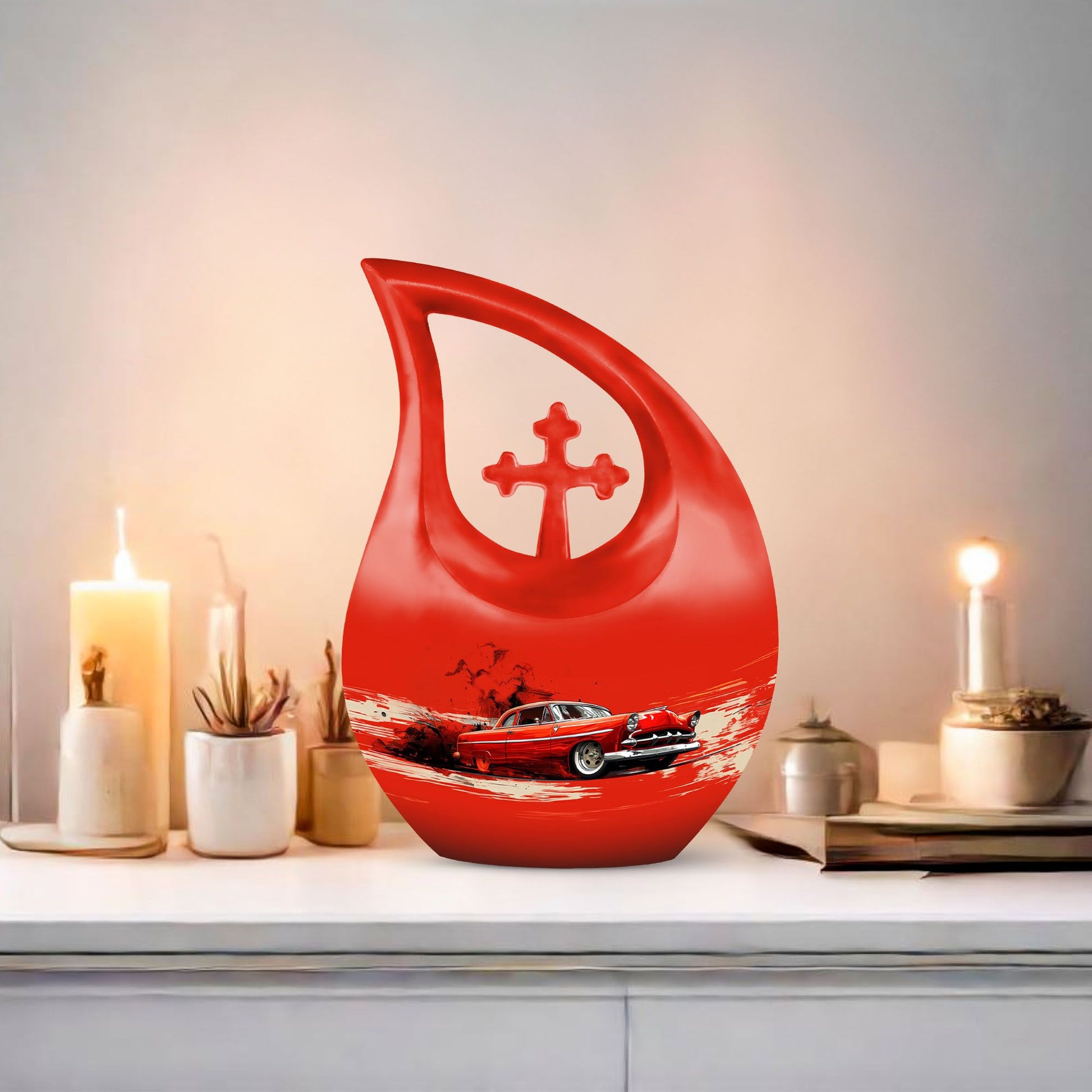 Car Urns For Ashes - Funeral Decor Urn - Memorial Urn