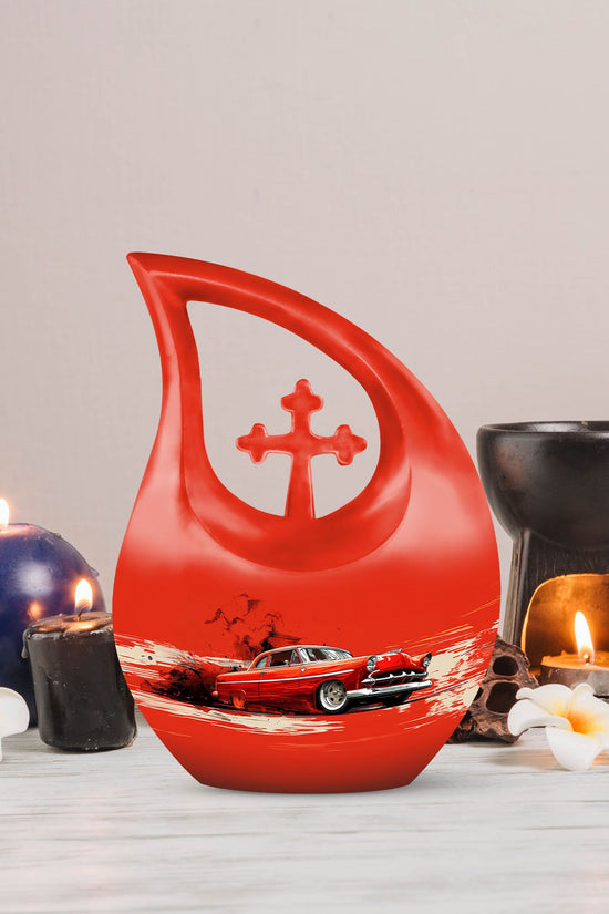 Car Urns For Ashes - Funeral Decor Urn - Memorial Urn