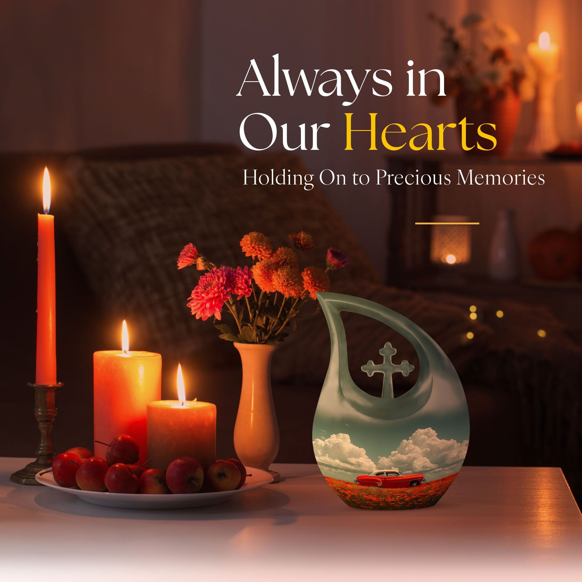 Car Urns For Ashes - Funeral Urn - Memorial Urn