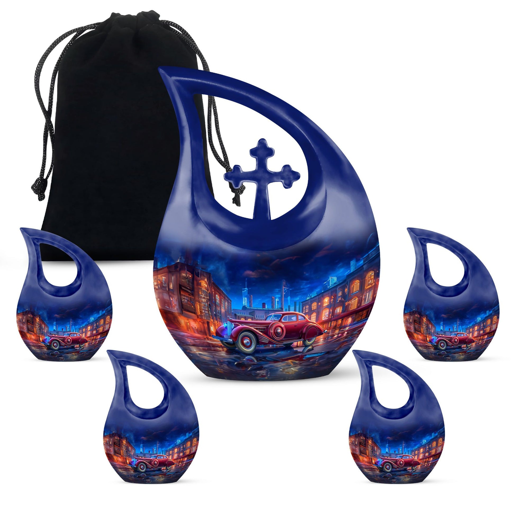 Car Urns Urns For Ashes - Cremation Urns Large & Small Combo