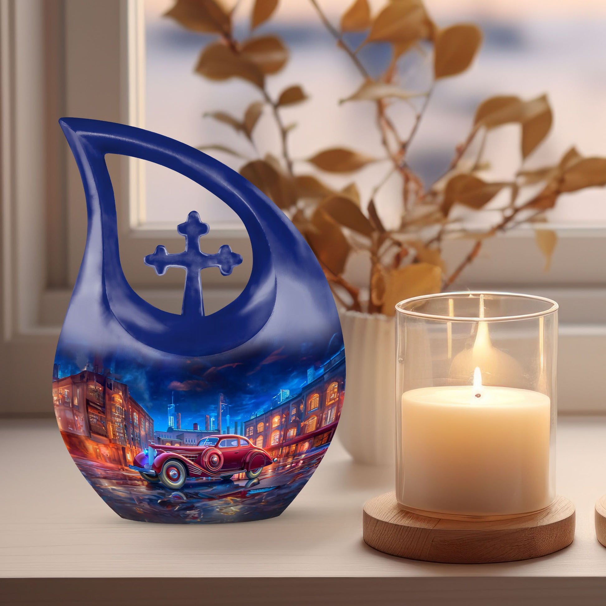 Car Urns For Ashes - Cremation Urns Large & Small Combo