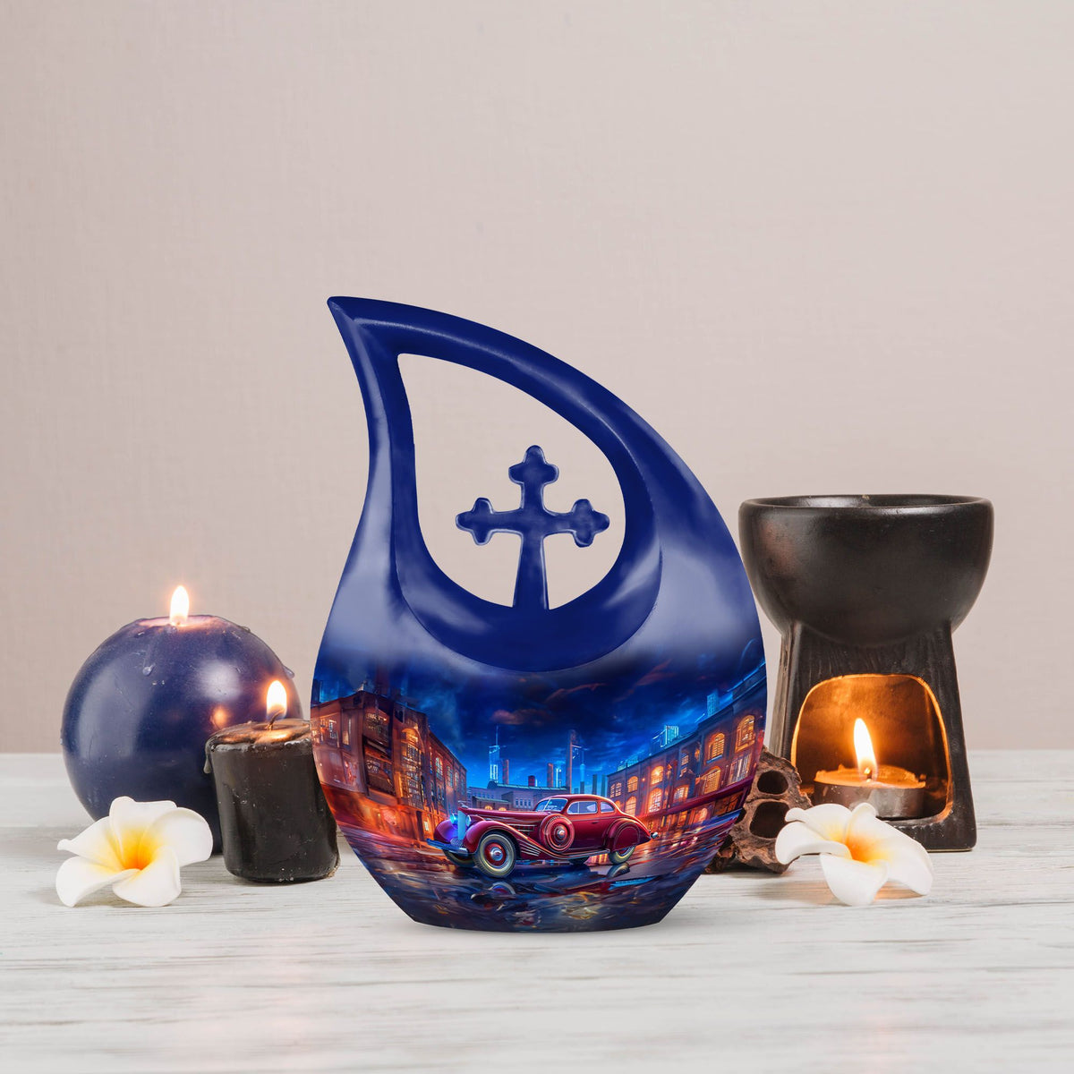 Car Urns For Ashes - Cremation Urns Large & Small Combo