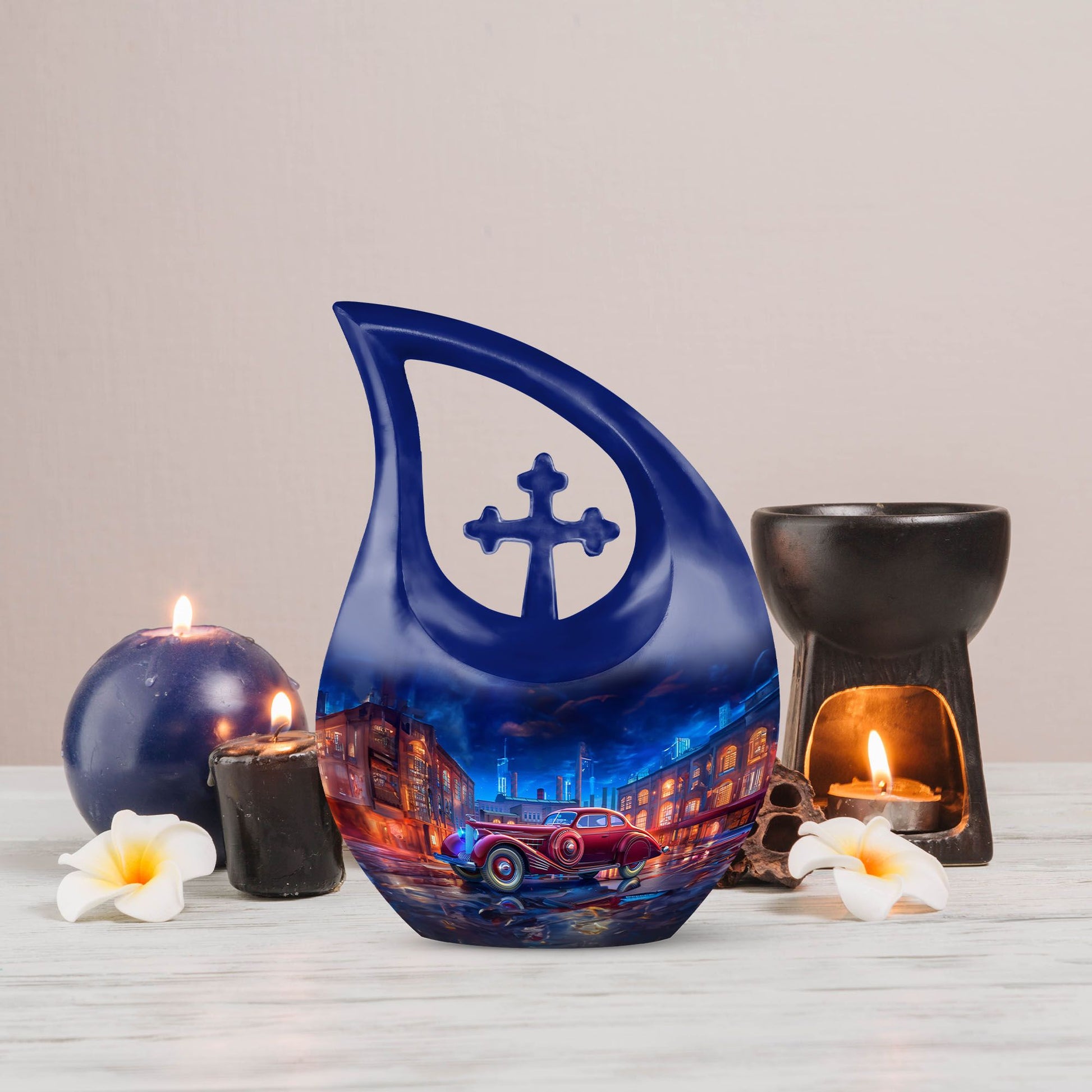 Car Urns For Ashes - Cremation Urns Large & Small Combo