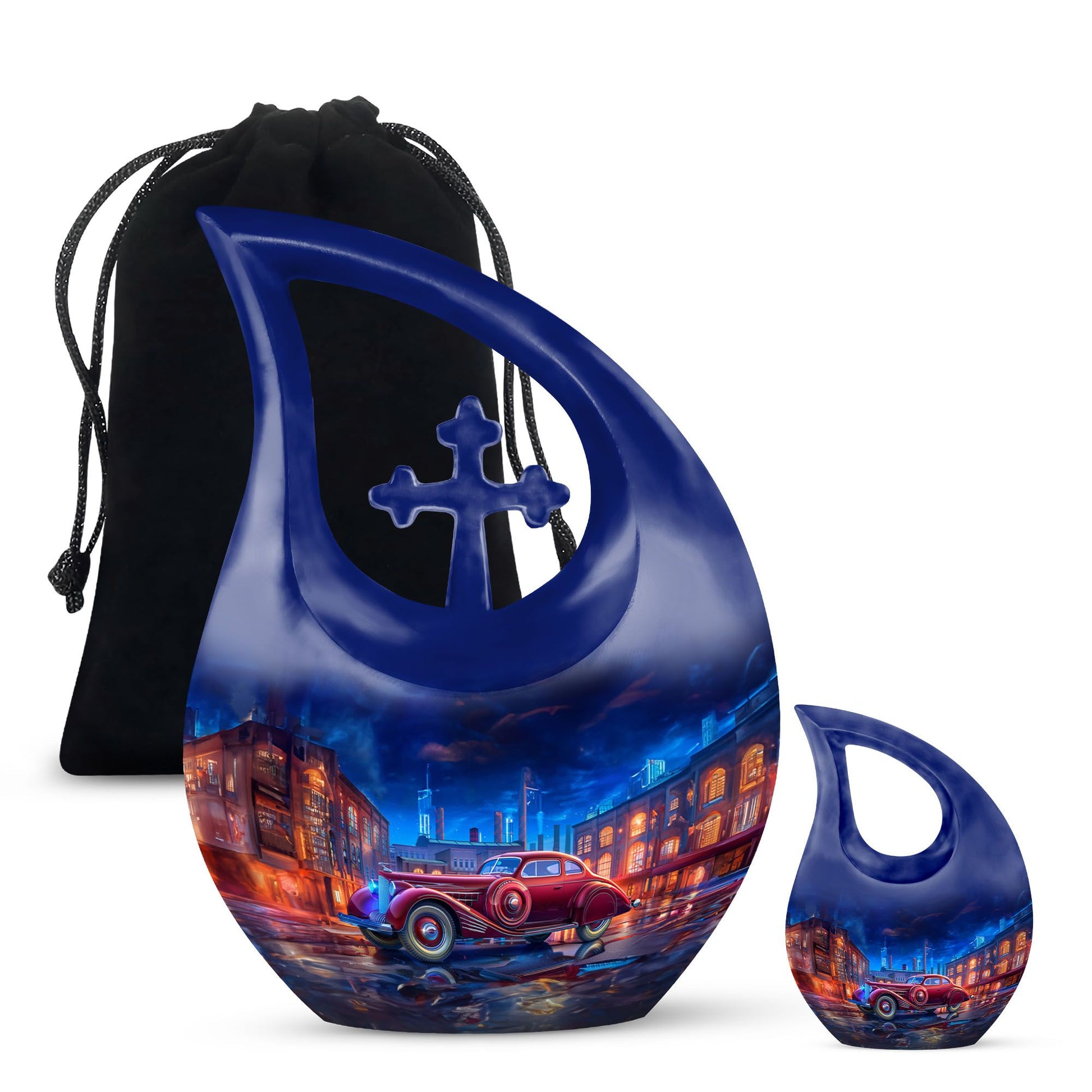 Car Urns Urns For Ashes - Cremation Urns Large & Small Combo