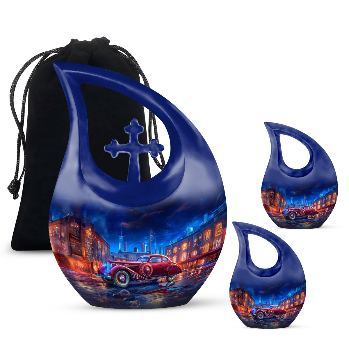 Car Urns Urns For Ashes - Cremation Urns Large & Small Combo