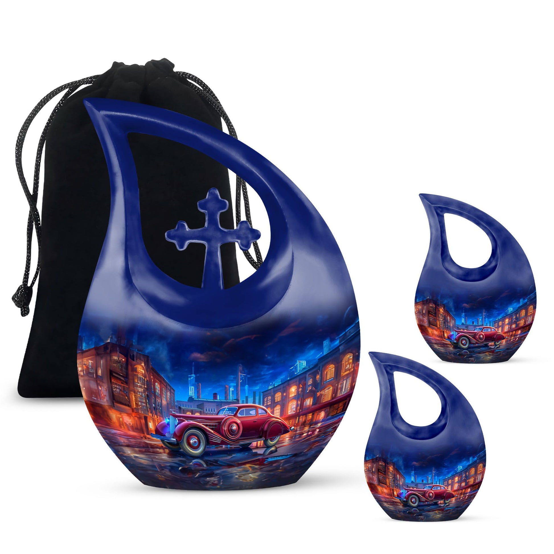 Car Urns Urns For Ashes - Cremation Urns Large & Small Combo
