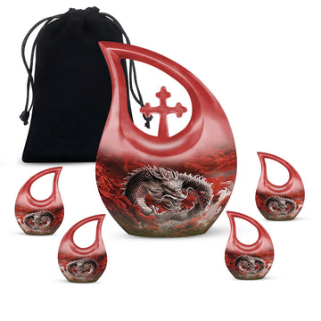 Large Urn With 4 Keepsake