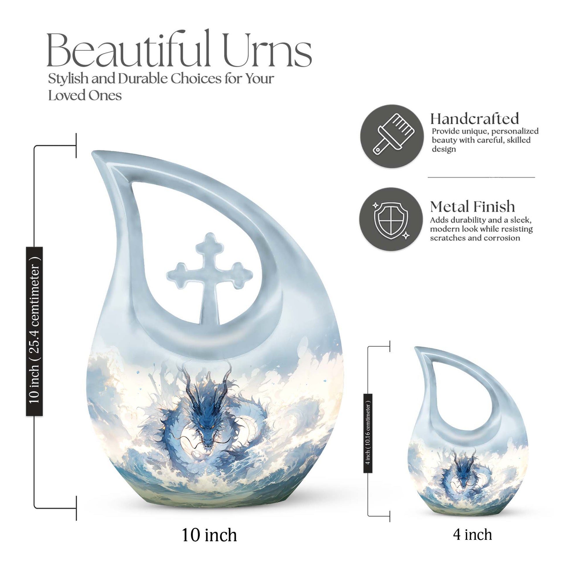 Dragon Urns For Ashes - Large Urns For Human Ashes Adult