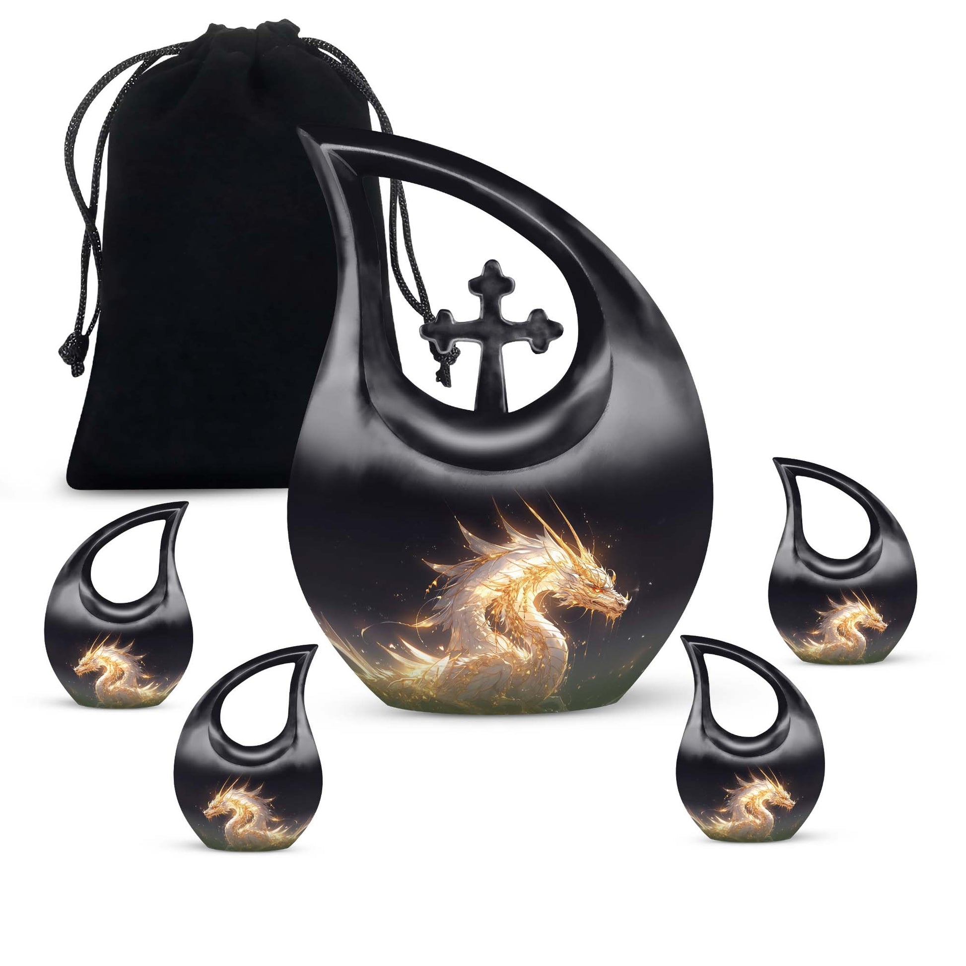 Dragon Urns For Ashes - Urns For Ground Burial