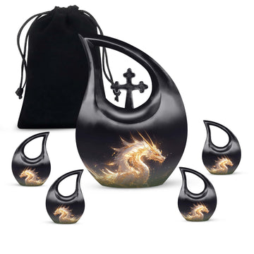 Large Urn With 4 Keepsake