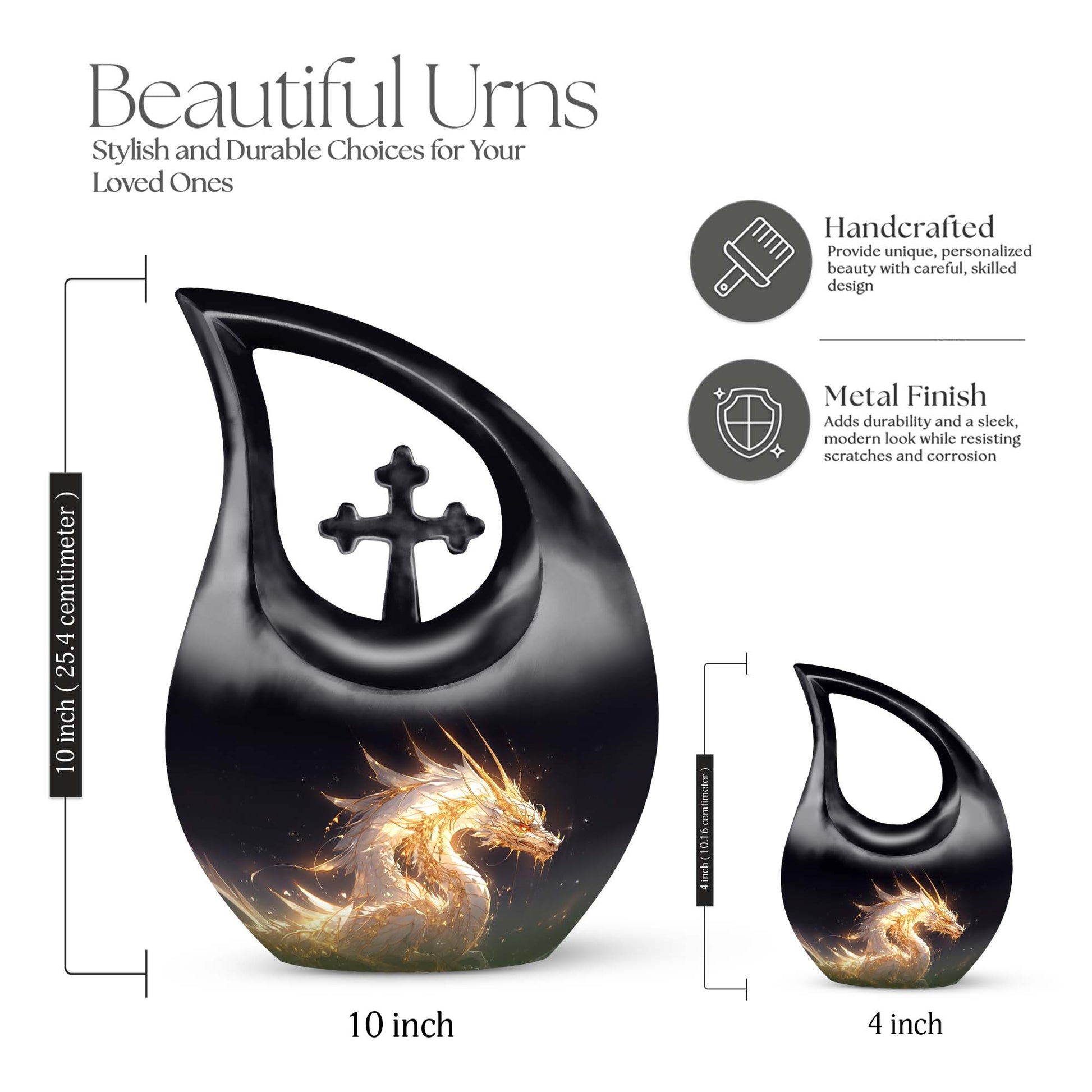 Dragon Urns For Ashes - Urns For Ground Burial