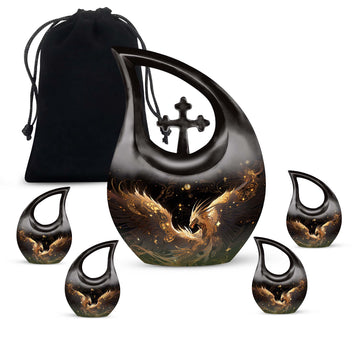 Large Urn With 4 Keepsake