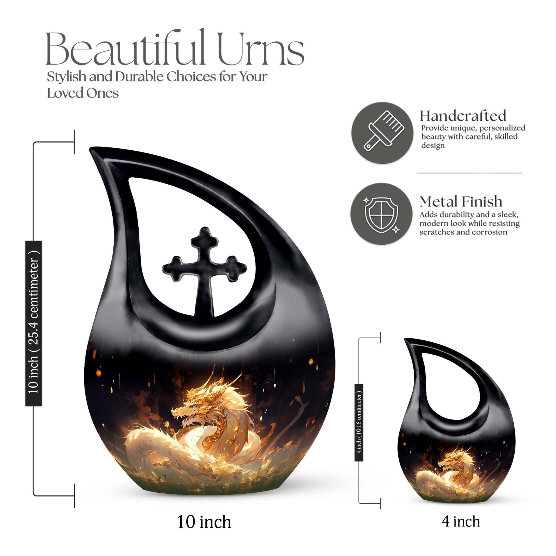 Dragon Urns For Ashes - Urns For Burial