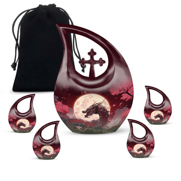 Large Urn With 4 Keepsake