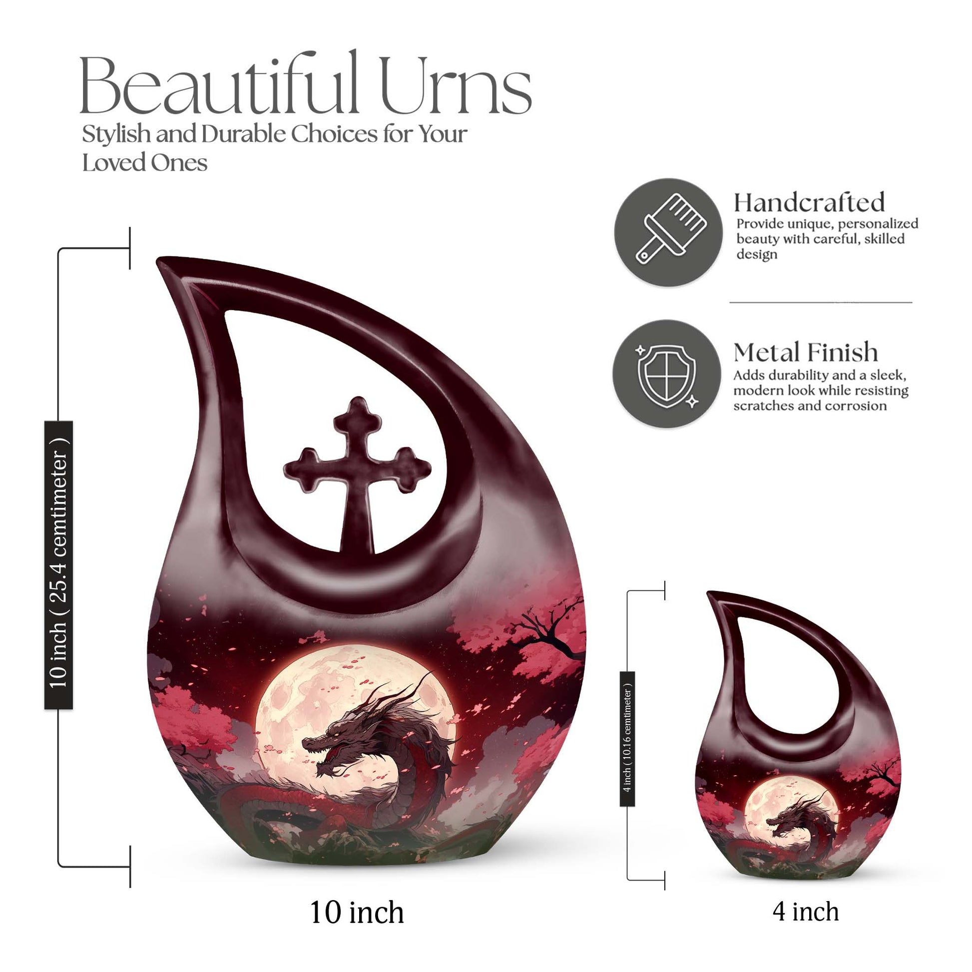 Dragon Urns For Ashes - Burial Urns For Humans