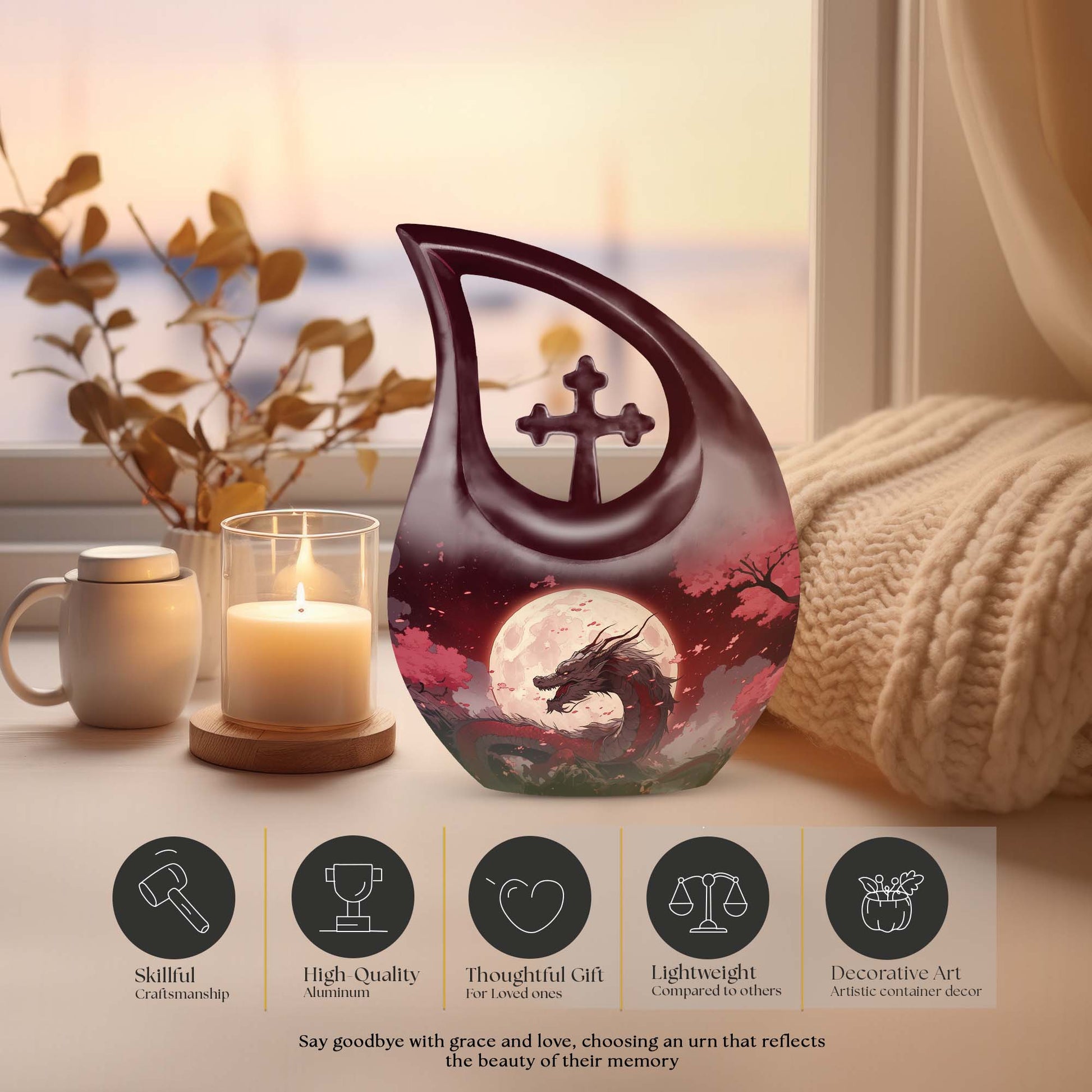 Dragon Urns For Ashes - Burial Urns For Humans