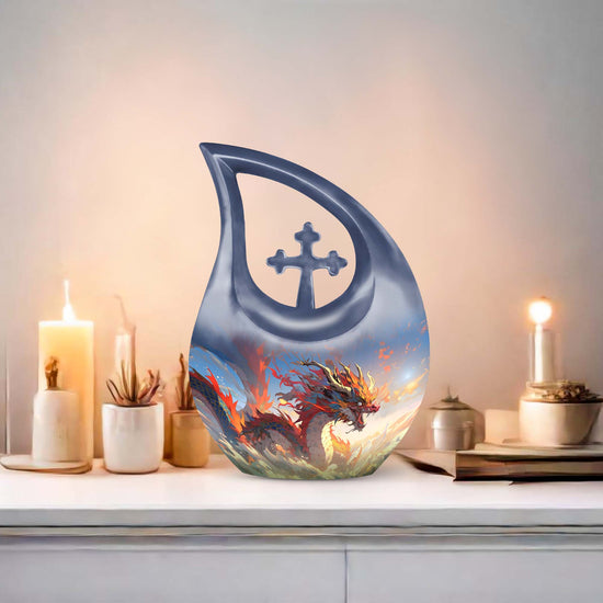 Dragon Urns For Ashes - Small Burial Urns For Adult Human Ashes