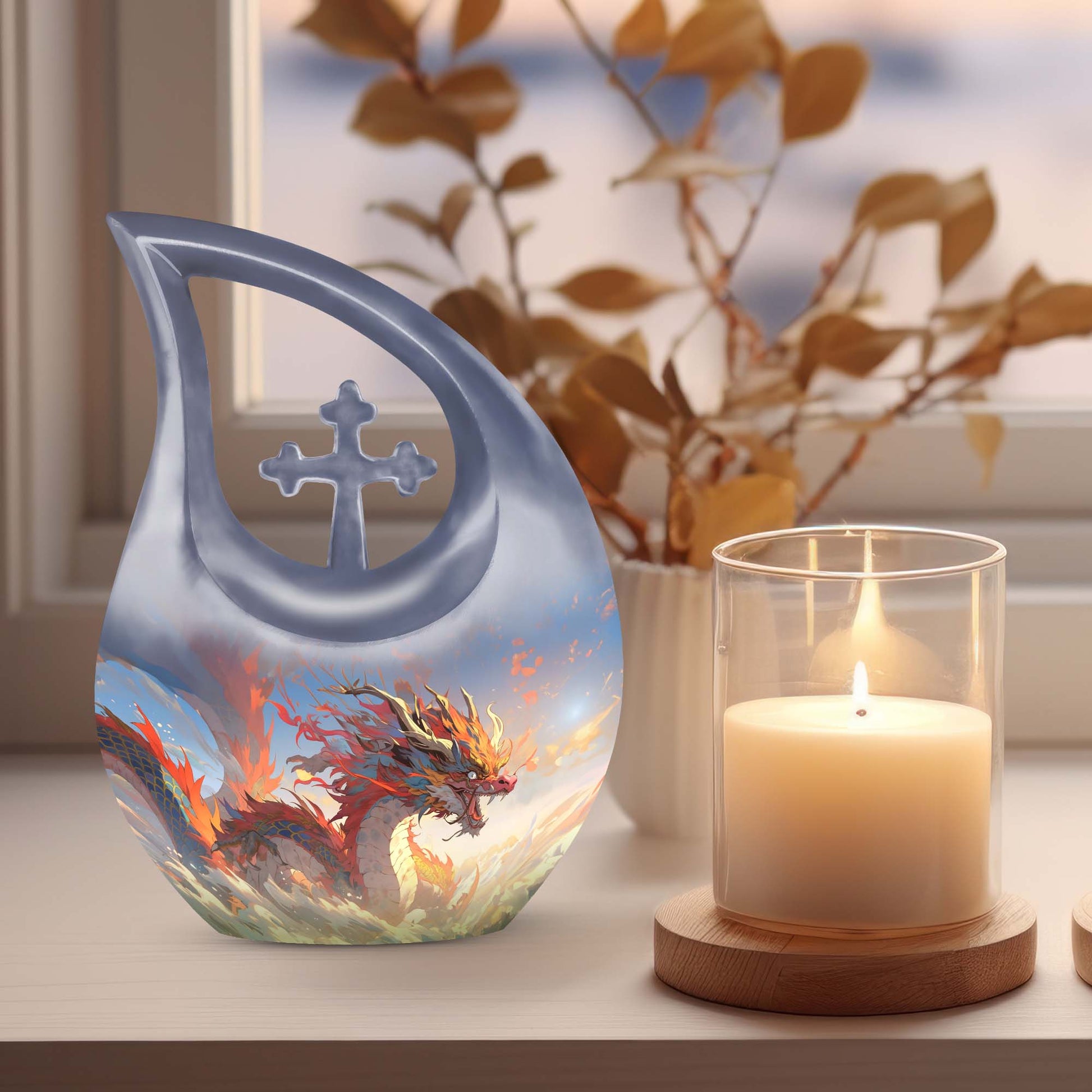 Dragon Urns For Ashes - Small Burial Urns For Adult Human Ashes