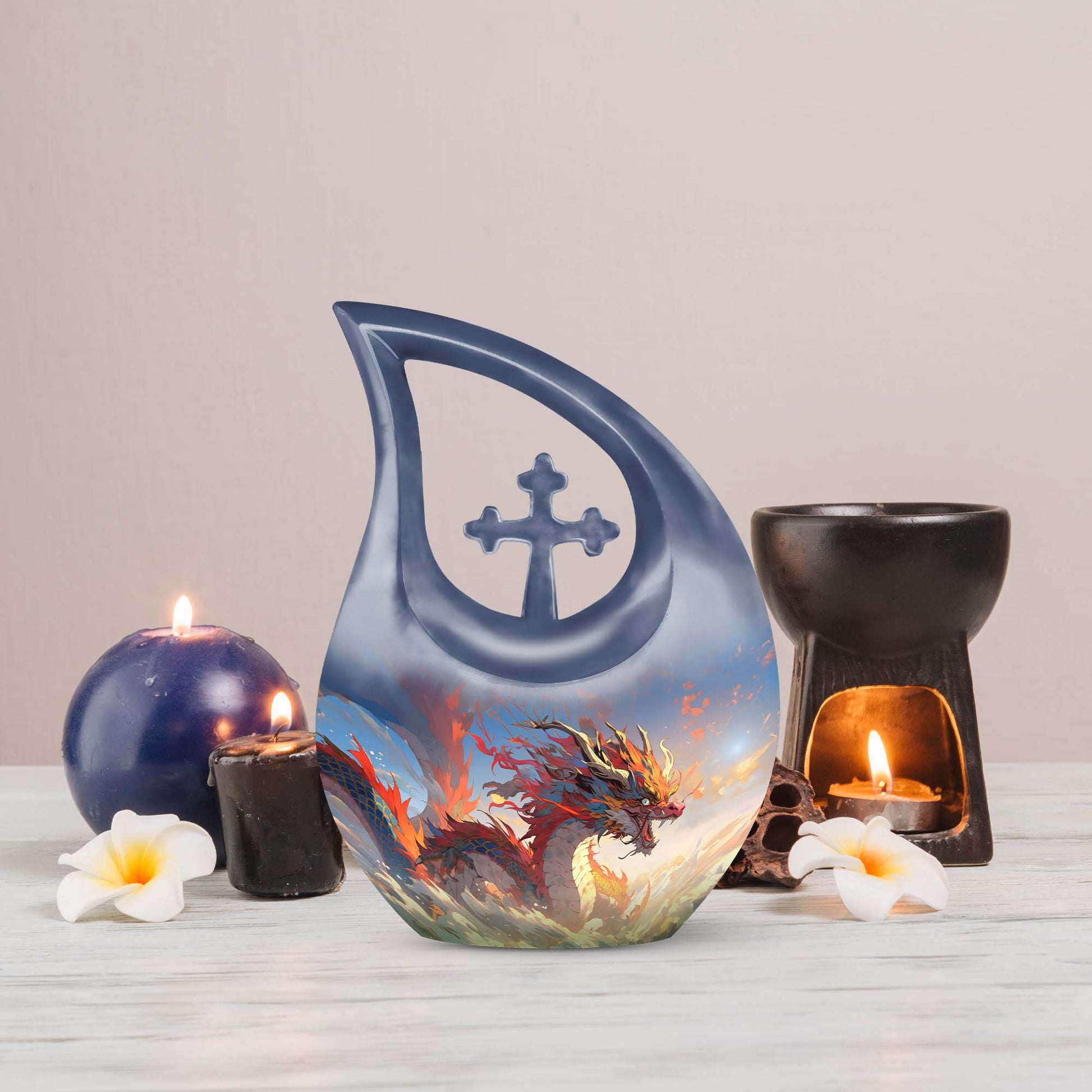 Dragon Urns For Ashes - Small Burial Urns For Adult Human Ashes