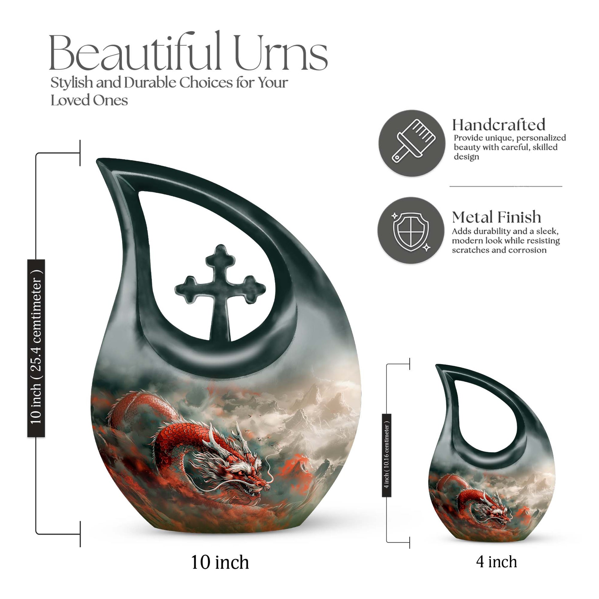 Dragon Urns For Ashes - Cremation Urns For Burial In Ground