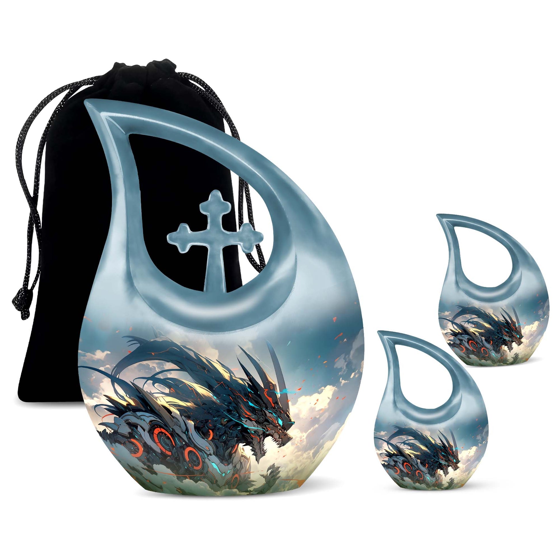 Dragon Urns For Ashes - Cremation Urns For Human Ashes Adult Burial