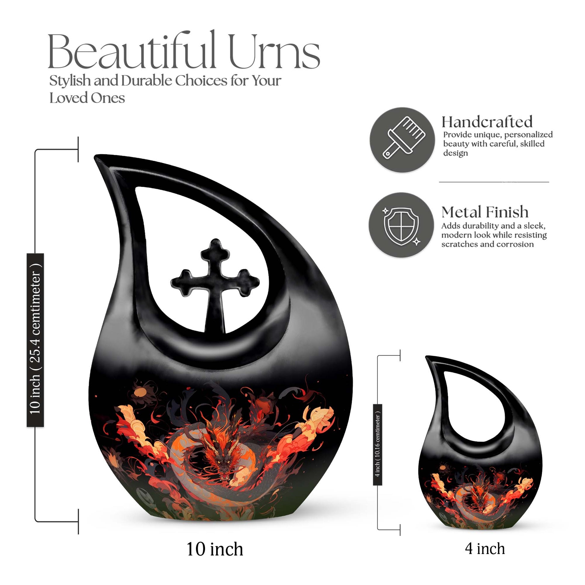 Dragon Urns For Ashes - Burial Urns Ashes