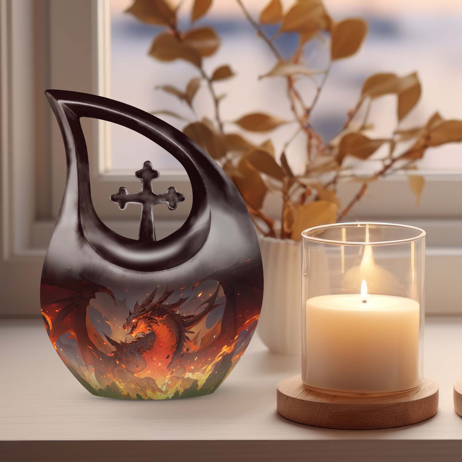 Dragon Urns For Ashes - Human Burial Urn