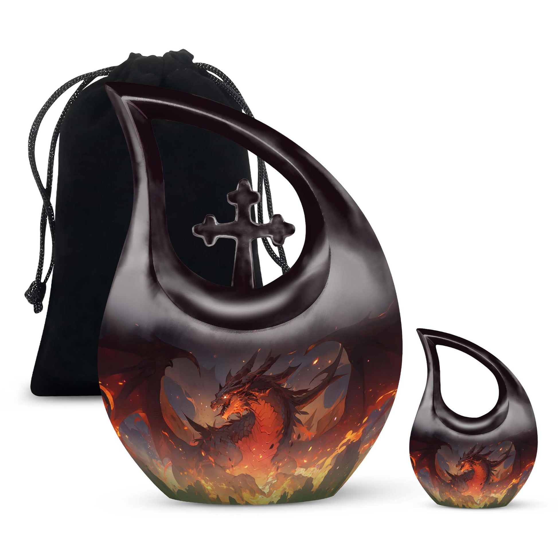Dragon Urns For Ashes - Human Burial Urn