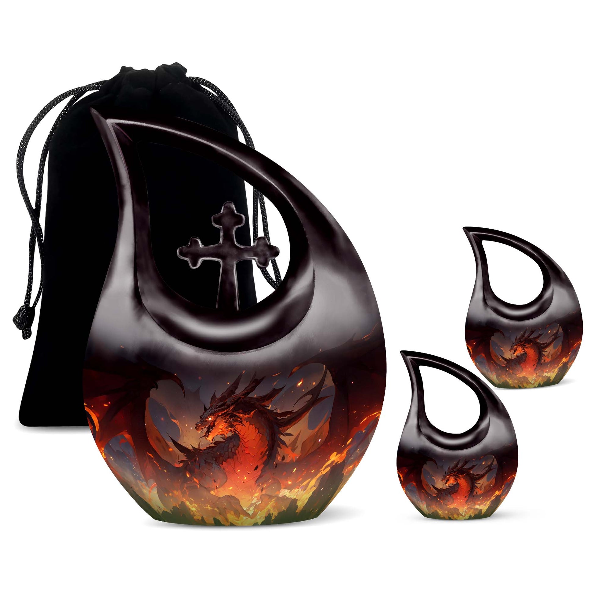 Dragon Urns For Ashes - Human Burial Urn
