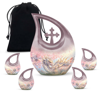 Large Urn With 4 Keepsake
