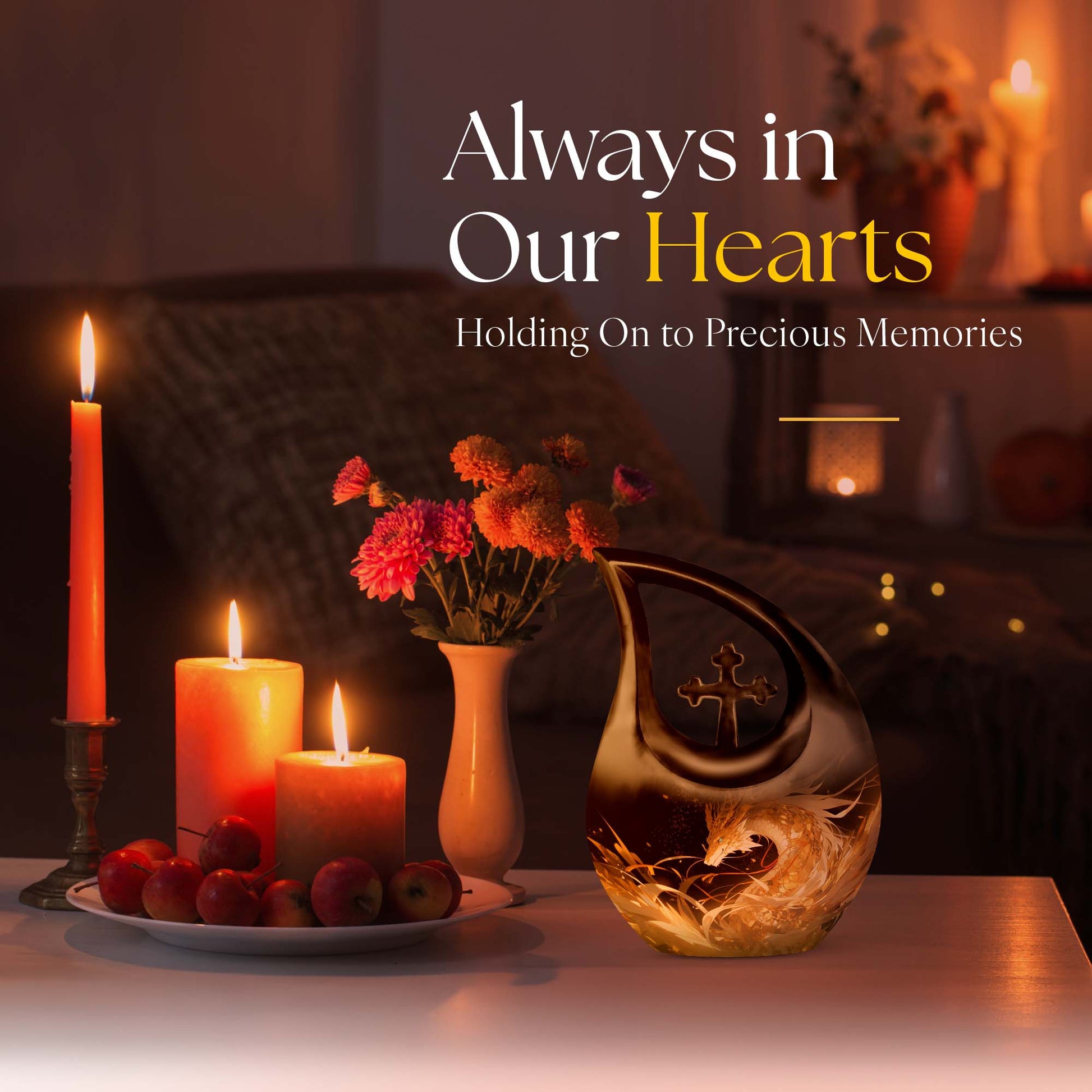 Dragon Urns For Ashes - Adult Burial Urns