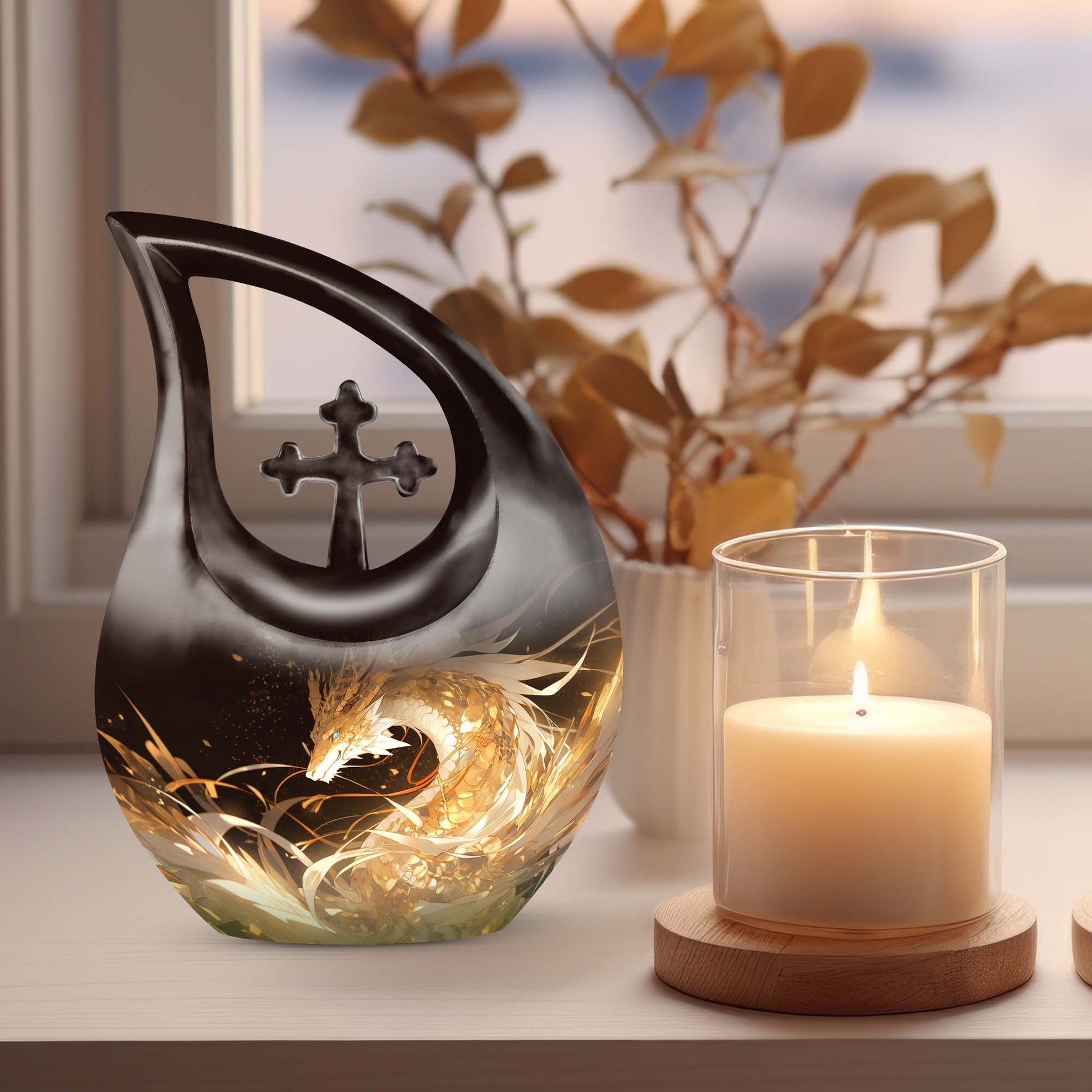 Dragon Urns For Ashes - Adult Burial Urns