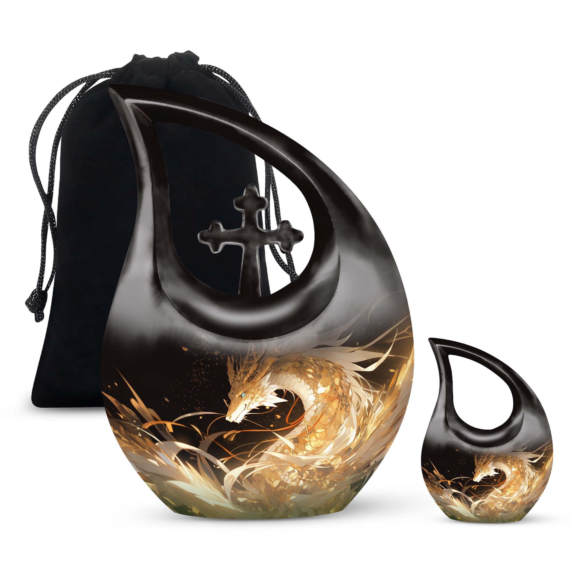 Dragon Urns For Ashes - Adult Burial Urns