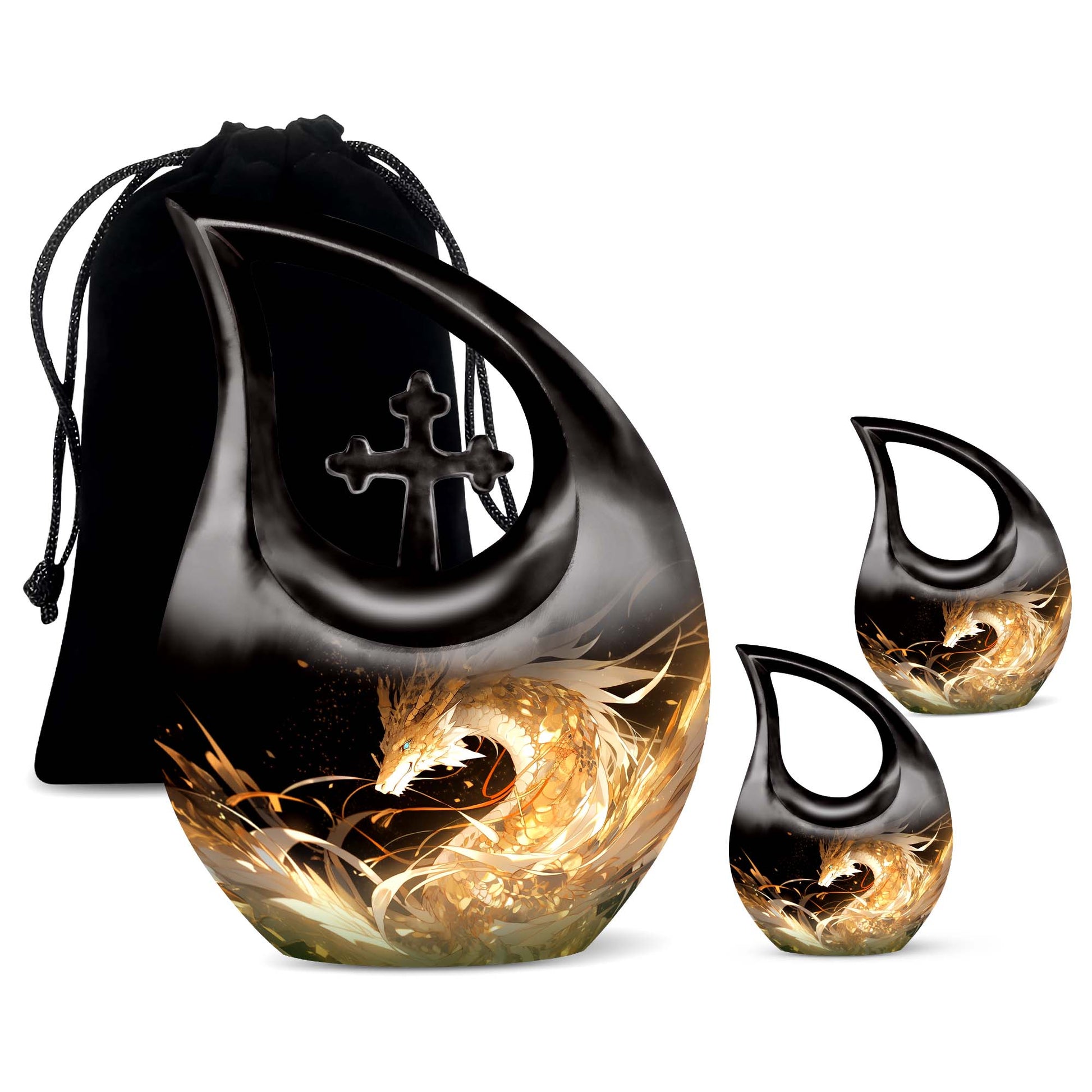 Dragon Urns For Ashes - Adult Burial Urns