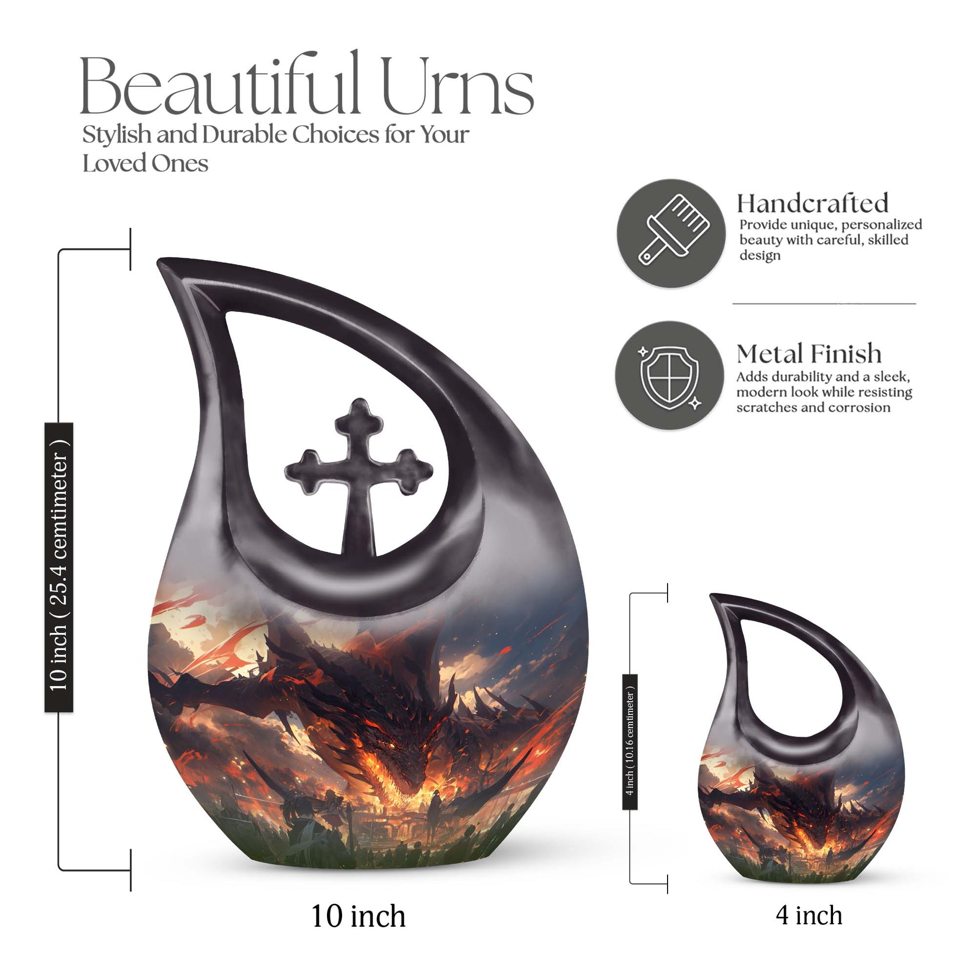 Dragon Urns For Ashes - Cremation Keepsakes For Ashes
