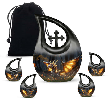 Large Urn With 4 Keepsake