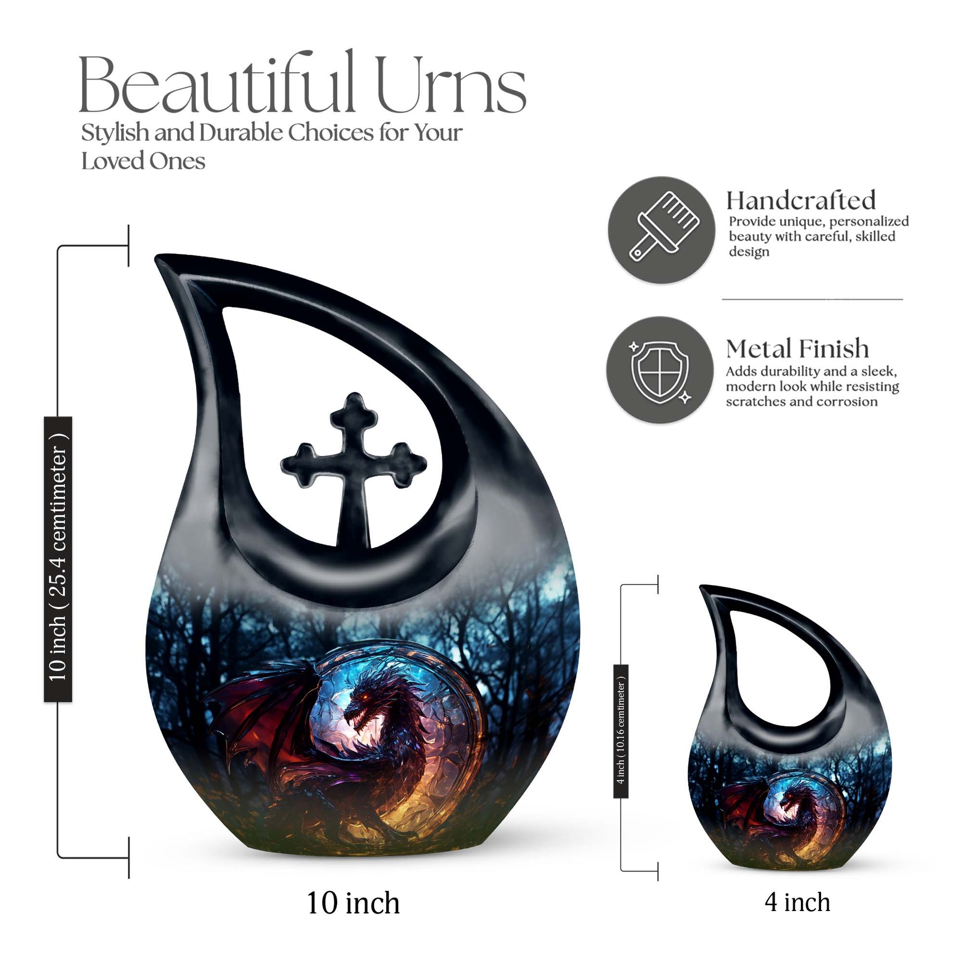 Dragon Urns For Ashes - Mini Cremation Urns For Human Ashes