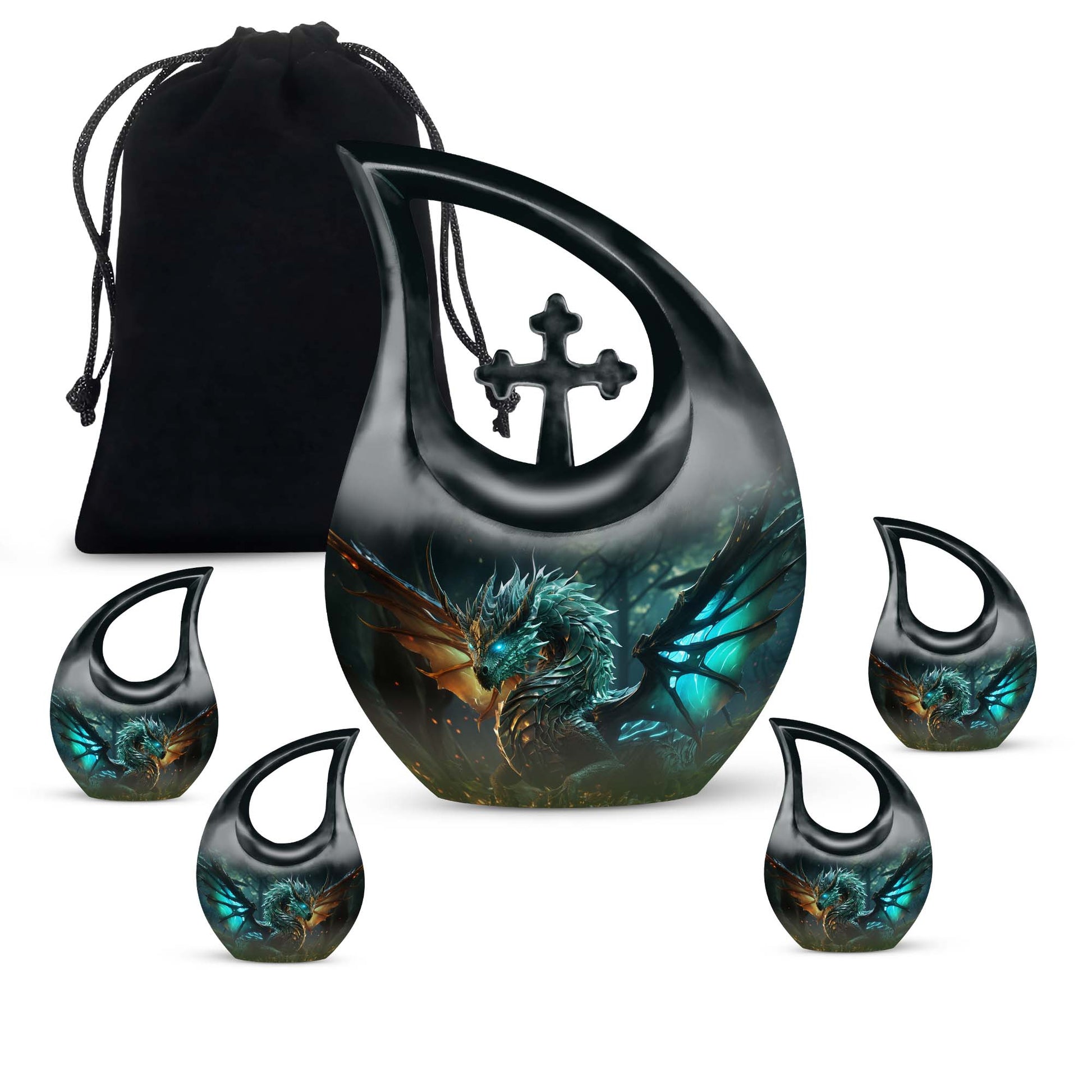 Dragon Urns For Ashes - Small Cremation Urns