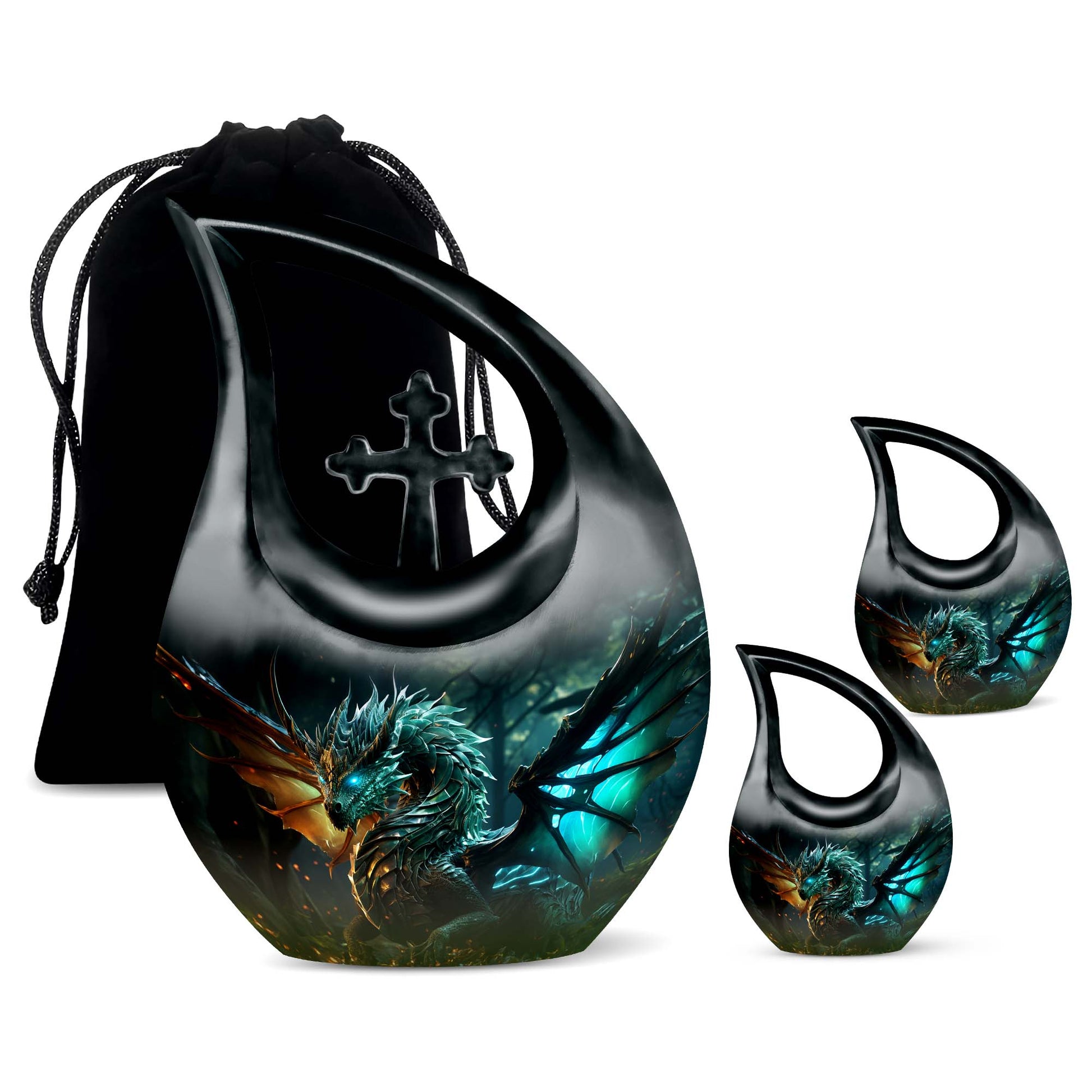 Dragon Urns For Ashes - Small Cremation Urns