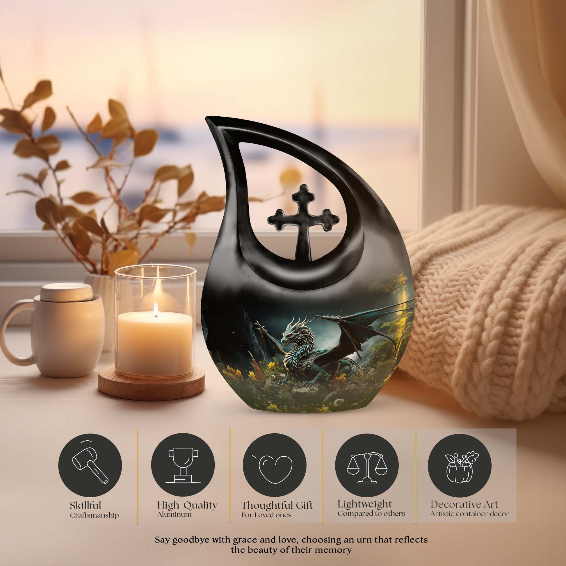 Dragon Urns For Ashes - Urns For Cremation Ashes Mother